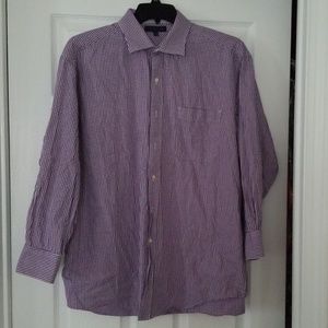 TOMMY HILFIGER SZ. 17.5 32-33 BUTTON DOWN SHIRT